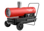 Chauffage diesel indirect 30 kW - Air chaud propre avec évacuation des fumées - Jusqu'à 1740 m³ MW Tools WDI100B