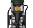 Aspirateur à sec industriel à cyclone pour les fortes charges de poussière - cuve en acier inoxydable 78 litres - 3 moteurs 3,3 kW 230 V Cleancraft FLEXCAT378CYCPRO