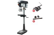Perceuse à colonne jusque ø 25 mm CM3 750W 400V 12 vitesses + étau de perçage + jeu de boulons Optidrill DQ25 400V PACK