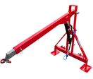 Grue de levage hydraulique 500 kg pour tracteur - Hauteur de levage 2,42 m - Attelage 3 points Stattos TAHK0500