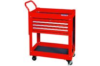 Chariot d&#039;atelier 2 étages avec coffre 3 tiroirs - 874413B