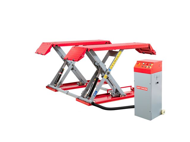 Pont ciseaux élévateur 3T 1000mm 3x400V MW Tools SL305