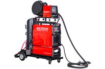 Poste à souder MIG Inverter 500A industriel 400V double pulse avec refroidisseur MW Tools MIG505WDP