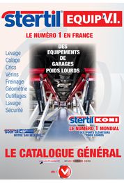 Catalogue STERTIL EQUIP'VI tout le levage et les équipements de garages poids lourds