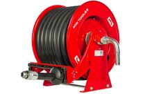 Enrouleur Diesel 15 m Ø 1 20 bars Acier peint avec enroulement automatique et support mural fixe MW Tools SHD1015
