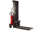 Gerbeur semi-électrique 1000 kg - Levée 3000 mm - Mât duplex - Batterie AGM 120 Ah MW Tools SES1030