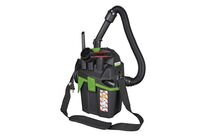 Aspirateur à sec avec soufflerie classe L - sangle d&amp;#039;épaule - cuve plastique 6 L - 1 moteur 1,2 kW 230 V Cleancraft DRYCAT 16 L