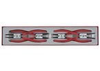 Set Pince circlips TTX-4 tray capacité 40- 100mm 4 pièces Teng Tools TTX474-9
