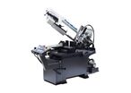 Scie à ruban semi-automatique pour métaux -60/+45° capacité 255 mm 1,5 kW 400V variateur de fréquence 20-100 m/min Metallkraft BMBS260X280 HA-DG