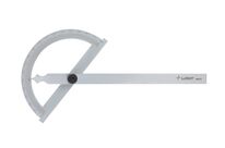 Rapporteur d&amp;#039;angle en acier chromé mat disque semi-circulaire ouvert 180° 250 mm MIB GB250