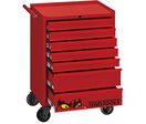 Servante d'atelier rouge - 7 tiroirs - Mini Foam Master - 217 outils Teng Tools TKW26R217F
