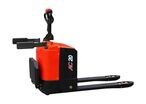 Transpalette électrique 2000 kg avec plateforme conducteur rabattable - 24V 210Ah - AC motorisation - Levée 195 mm MW Tools TPLS2001