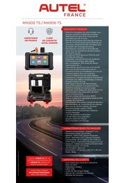 Catalogue MX808 | Outil de diagnostic Multi-marque Puissant et pas cher couvre également les Super-cars