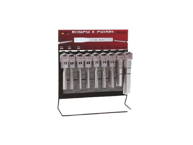 Présentoir chasses et burins 45 pcs Teng Tools DISPC45