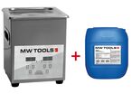 Pack nettoyeur à ultrasons 2L professionnel + 5L de nettoyant Ecoplus MW Tools UCC002PACK