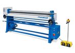 Rouleuse de tôle électrique à 3 rouleaux largeur du travail 1550 mm épaisseur jusque 2 mm en acier 1,5 kW 400V Metallkraft RBM1550-20E