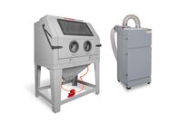 Cabine de sablage 990 L pro avec aspiration cyclonique externe MW Tools CAT990FC