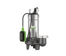Pompe à eaux chargées électrique - Boîtier inox et fonte - Capacité 31980 l/h - Hauteur de refoulement 19 m - 1,5 kW 230 V Cleancraft SDWP 15032 PRO
