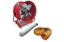 Ventilateur mobile MV500R avec tuyau et sac filtrant MW Tools MV500RSET