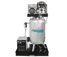 Compresseur à pistons vertical 270 L - 650 l/min - 10 bar - 4 kW / 5,5 CH 400 V - Sécheur d'air et filtre intégrés Aircraft AIRPROFI 703/270KK