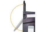 Déshumidificateur pro mobile industriel 90 L/jour en polyéthylène (PE) avec pompe de relevage et chauffage soufflant 3 kW - Efficacité optimale MW Tools BDP90WEL