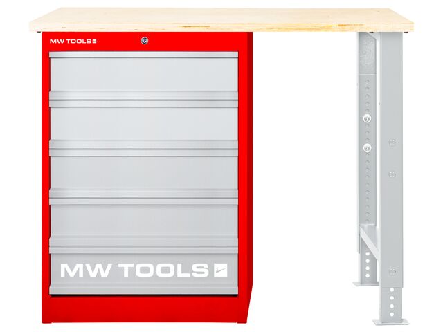 Établi modulaire Multiplex avec armoire à tiroirs 5T 1200 mm MW Tools MOD121