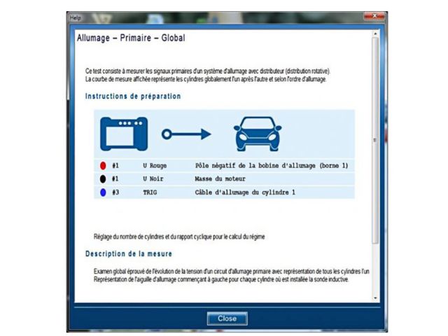 Logiciel de mesure automobile : AVL DITEST SCOPE