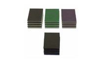 EPONGES DOUBLE FACE SUPER FLEXIBLES FIN MARRON