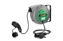 Enrouleur de câble pour véhicules électriques 5 m 3G2,5 mm² + 1X0,5 mm² Type d&amp;#039;entrée 2 / Type 2 Zeca EV3162