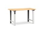 Établi plateau bois L.1500 mm et pieds en métal NOVALP