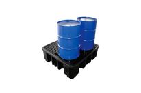 BAC DE RETENTION 4 FUTS CARRE EN PEHD