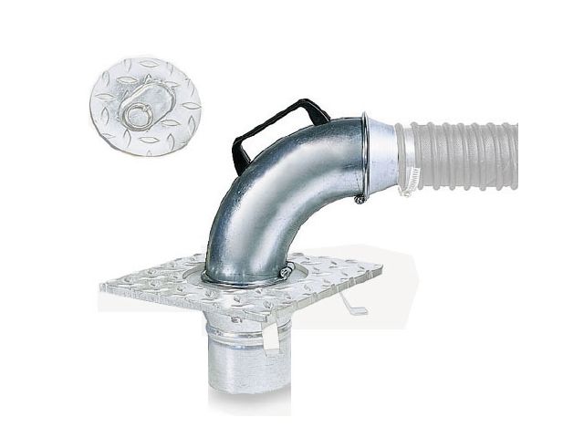 BASE POUR REGARD D&#039;ASPIRATION AU SOL RACCORDEMENT DIAM160 ENTERRE