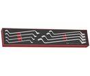 Jeu de clés polygonales doubles Foamx4 tray 6-22mm 8 pièces Teng Tools TEX6308
