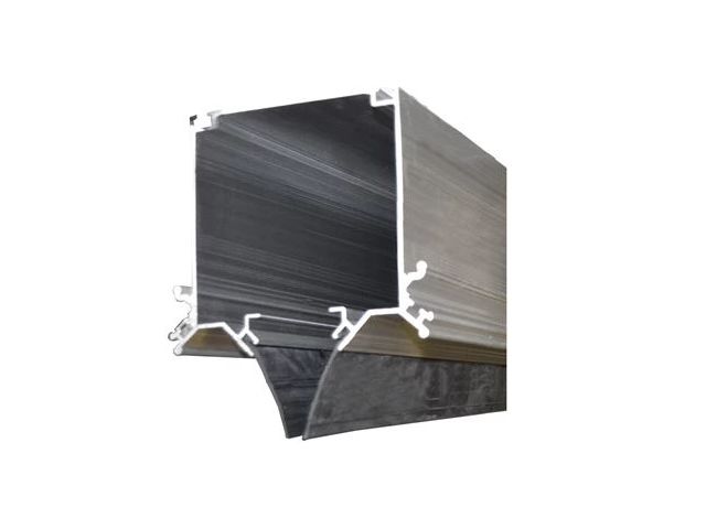 Rail aérien modulaire avec lèvres en caoutchouc de 4000 | GAT2 Worky