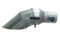 Raccord entonnoir courbe en acier | GMNCV