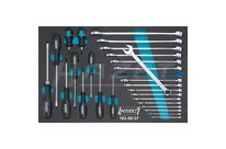 JEU D&amp;#039;OUTILS CLES MIXTES TOURNEVIS