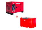Groupe électrogène diesel 15kW + station de ravitaillement 400L MW Tools DG150EPPACK2