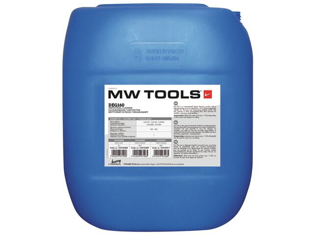 Nettoyant universel prêt à l&#039;emploi à base de solvant bidon de 25L MW Tools DEG16025