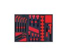 Kit complets outils isolés 1000 V VDE - 51 pièces pour véhicules électriques - Modules en mousse prêts à ranger dans servante ou établi MW Tools TS MWE13-14 EV