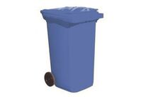 Conteneur de tri 240 L Bleu pour le secteur automobile | B240LROUL Bleu