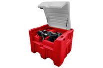 Réservoir Diesel Rouge Fioul PE 600L avec pompe 230V MW Tools TDC600230