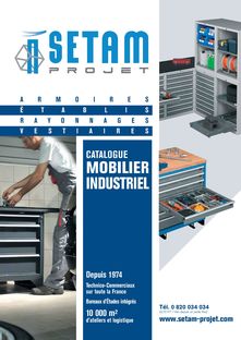Catalogue Mobilier industriel Setam
