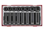 Douilles à choc courtes et longues TT1 tray 1/2'' 13- 24mm 16 pièces Teng Tools TT9116N