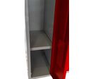 Vestiaire métallique 4 portes rouges perforées MW Tools KL40R
