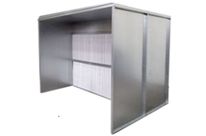 Mur aspirant peinture avec prolongement en tôle galvanisé | PM 400