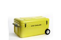 Coffre de rangement mobile avec roues et poignée rétractable PE 190L MW Tools MWP190T