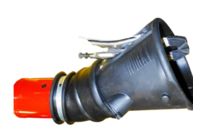 Entonnoir conique en caoutchouc pour l&amp;#039;aspiration des gaz d&amp;#039;échappement | GRNGC WORKY