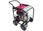 Pompe à eau 3 haut débit - 50 000 L/h - Moteur thermique diesel 6 ch - Hauteur de refoulement 28 m - Démarrage électrique MW Tools WP5000D