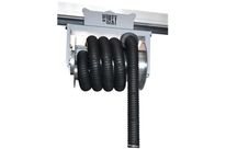 Enrouleur d’extraction de gaz d’échappement coulissant sur rail aérien | GSR Worky