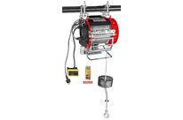 Palan électrique à câble robuste 400/800kg 32/16m 230V télécommande SANS fil idéal échafaudage MW Tools PH400-R